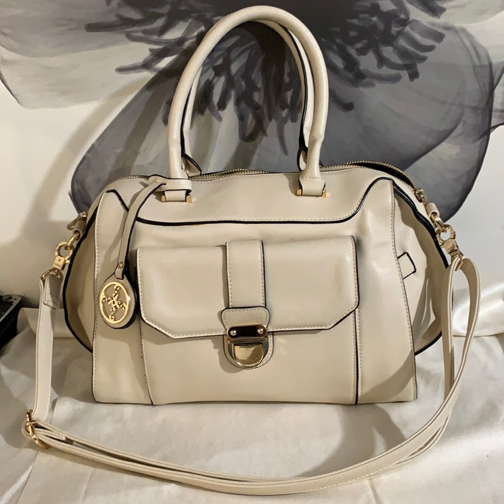 Stauer leather cross body hand bag